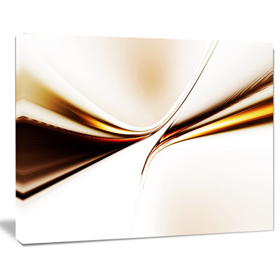 « dynamic golden ondulations », impression sur toile tendue