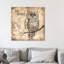 «Owl Sentiment», impression sur toile tendue-23683497