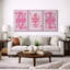 Reproduction de giclée sur toile rose-126030602-126030605