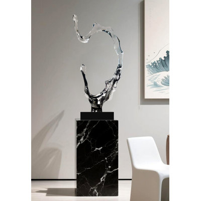 Modern Minimalist Luxury Creative Transparent Resin Abstract Art Decoration Items