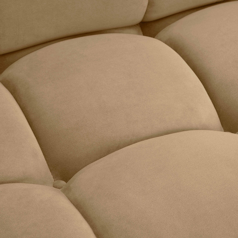 Tov Furniture Calliope Cafe Au Lait Performance Velvet 6-piece Modular U-Sectional