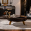 Table basse ronde rétro avec espace de rangement, idéale pour le salon et le bureau-1968319284-1968319290