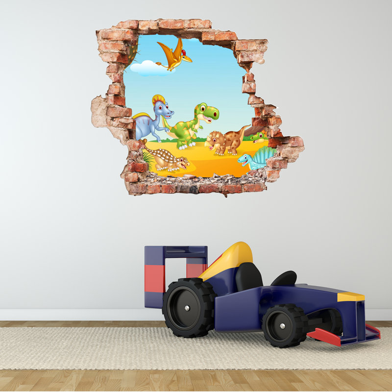 Adhésif décoratif dinosaure, Petit 14 po x 16,5 po