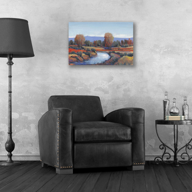 «Hidden Creek II» par Tim O'Toole, art mural en verre acrylique, H 16 po x l 24 po x P 0,2 po