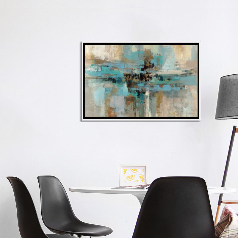 «Morning Fjord», impression, H 32 po x l 48 po x P 1,5 po, Toile blanche encadrée