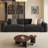 Black Polyester Blend Modular Sofa cushion couch-1614396554-1614396555