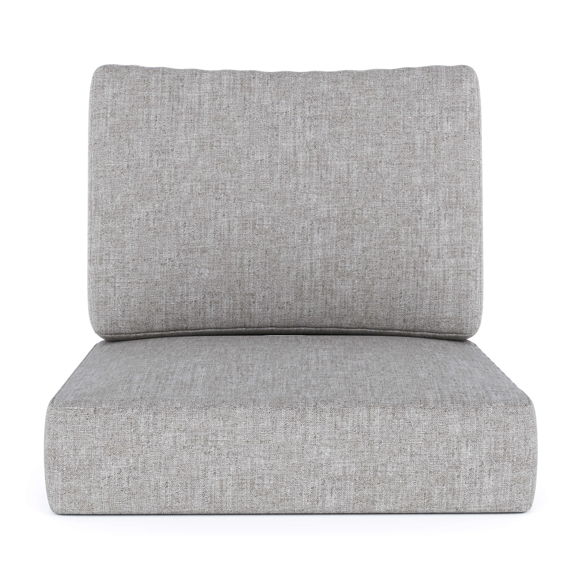 Amala Outdoor Sunbrella® Seat/Back Cushion, 25" W x 25.5" D, Sunbrella® Canvas Granite