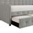 Friedlenchen Upholstered Linen Daybed with Trundle Bed-1660203048