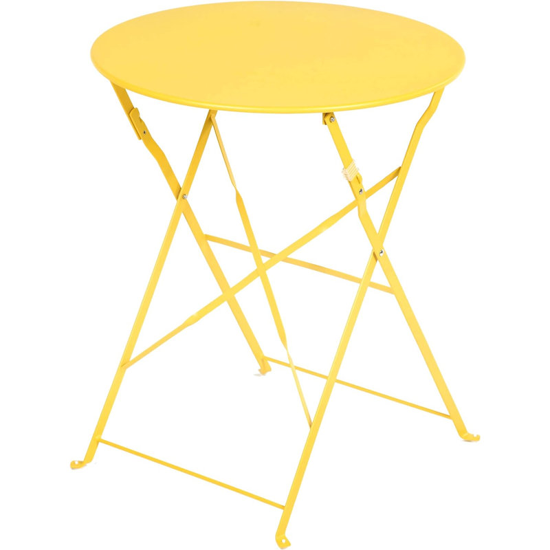 Olilawn Halloween Outdoor Set, 3-piece Folding Outdoor Patio Furniture Set, Yellow
