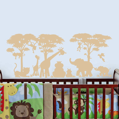 Décalcomanie murale de l’africain safari Arterberry
