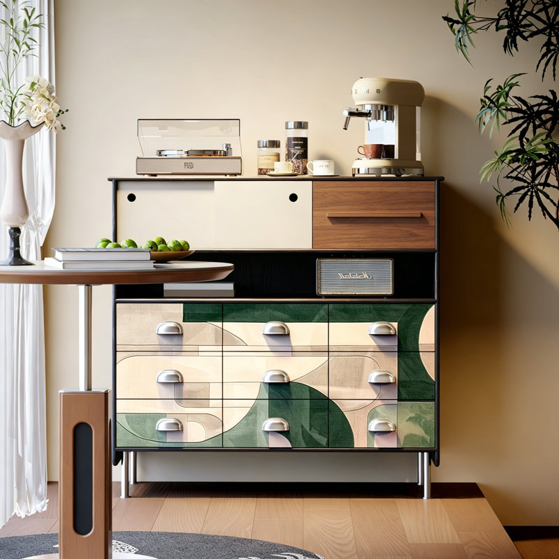Armoire d'appoint de style rétro moderne