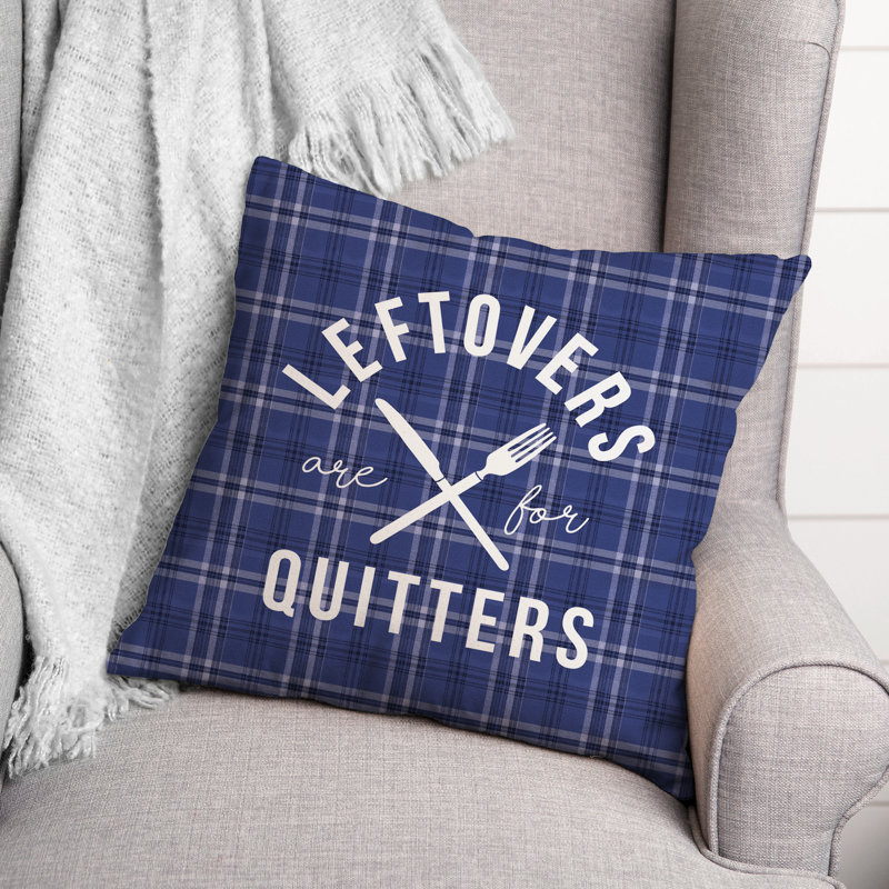 Plaid Throw Pillow, 20" x 20"