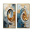 Chigusa - ensemble de 2 impressions sur toile à spirales abstraites-102573651-102573653