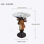 Table d'appoint avec tête de cerf et table d'appoint
