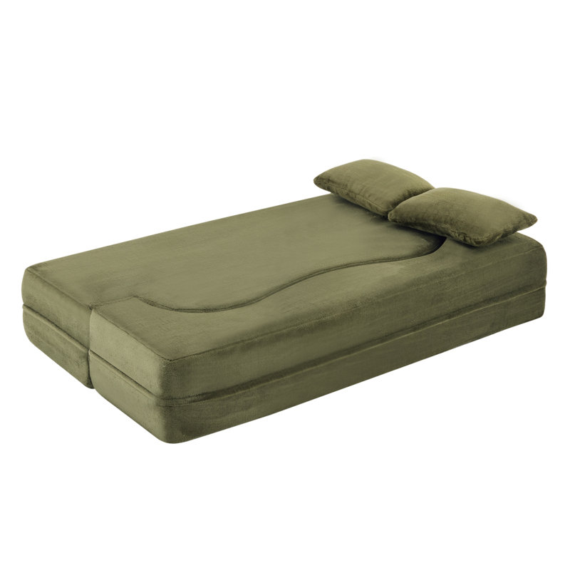 Canapé-lit pliable, canapé futon moelleux, canapé-lit convertible en mousse haute densité, canapé-lit pliable pour salon, chambre d'amis, chambre à coucher
