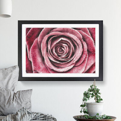 Pink Rose Flower Vol.2 - Framed Print