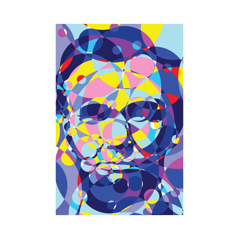Abraham Lincoln United Circles by Cristian Mielu - Wrapped Canvas Print, 66.04 cm H x 45.72 cm W x 1.91 cm D
