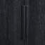 Armoire sophistiquée en placage de chêne avec rangement polyvalent, buffet pour entrée, couloir, salon-1205453987