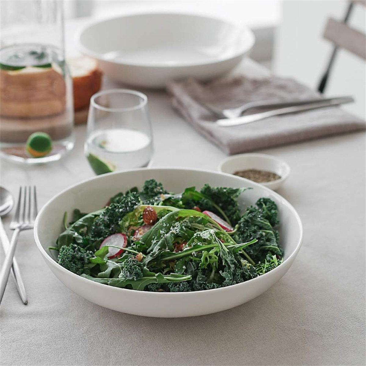 Hokku Designs Plastic Salad And Serving 10-Inch Bowls