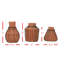 Ensemble de 3 vases de table en terre cuite 3 pièces Cecilia Brown