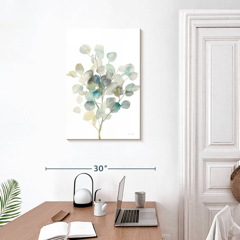 Harnek Eucalyptus White I, 30" H x 20" W