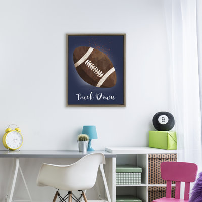 Game On Touch Down Floating Frame, design by Christine Simpson Art