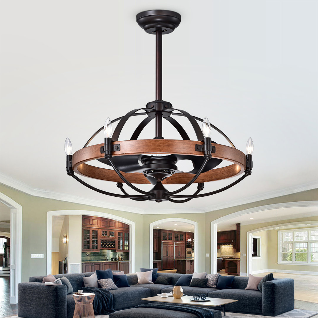 Crossman 29.92'' Ceiling Fan with Light Kit Gracie Oaks