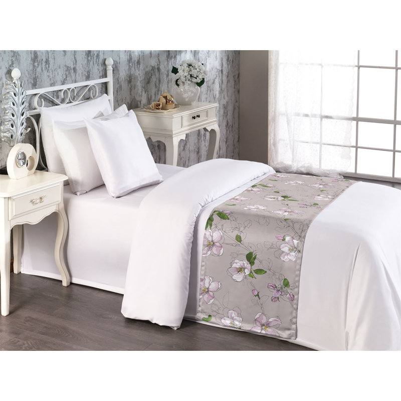 Motif de foulard de lit Ambesonne Sakura, Lit simple