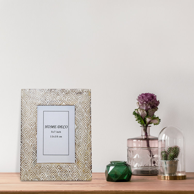 Brown Solid Wood Matte Picture Frame