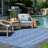 Cota Moroccan Power Loom Blue Indoor/Outdoor Rug-954415945