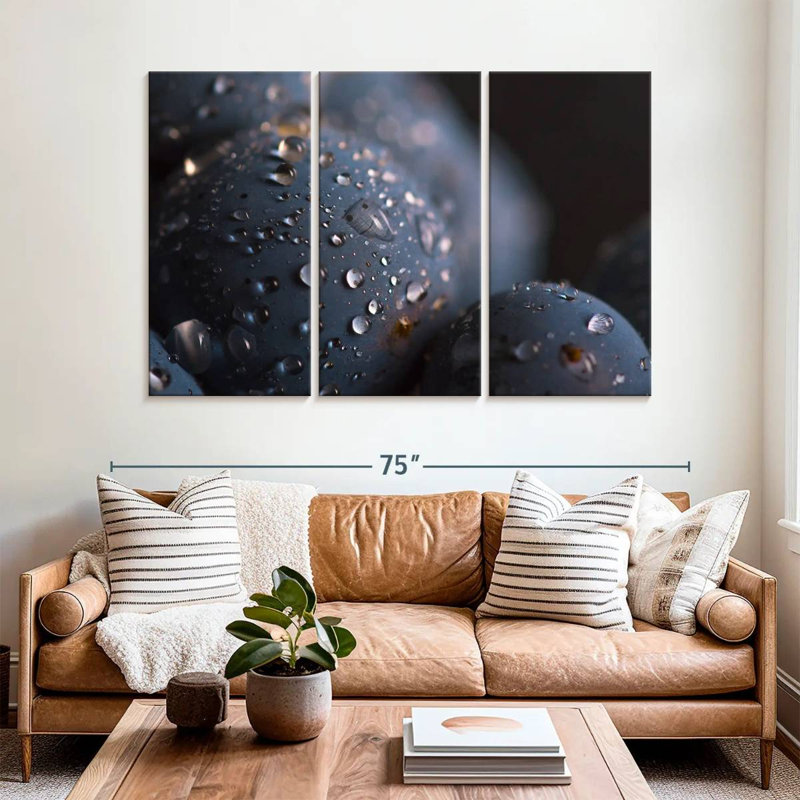 Yarlin Grape, 42" H x 65" W