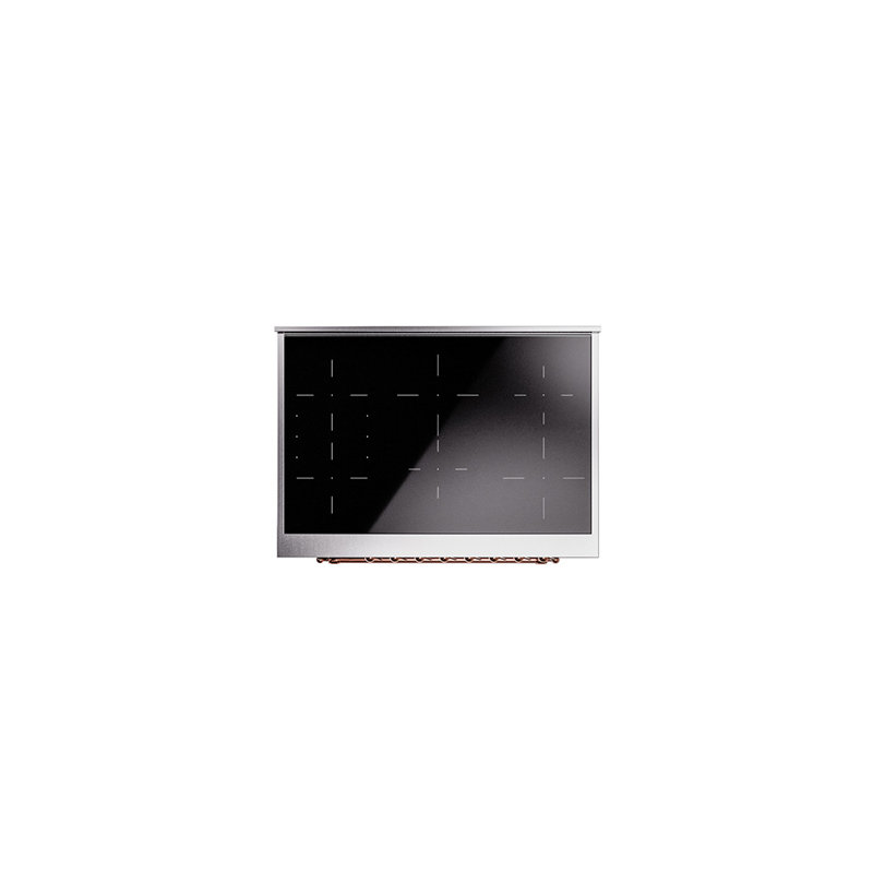 ILVE Nostalgie II 36 in Induction Range, Burgundy/Copper