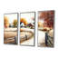 Chemin vers la grange III - ensemble d'art mural sur toile-1964951891-1964951892