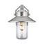 Bergamo Chrome Outdoor Wall Lantern-1983635153
