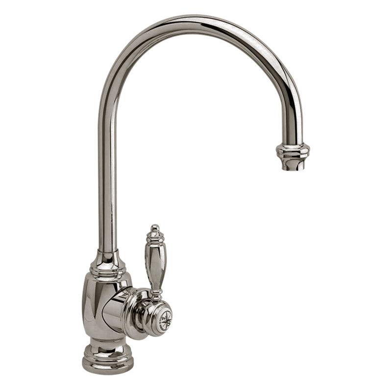 Hampton Kitchen Faucet, Distressed Antique Pewter