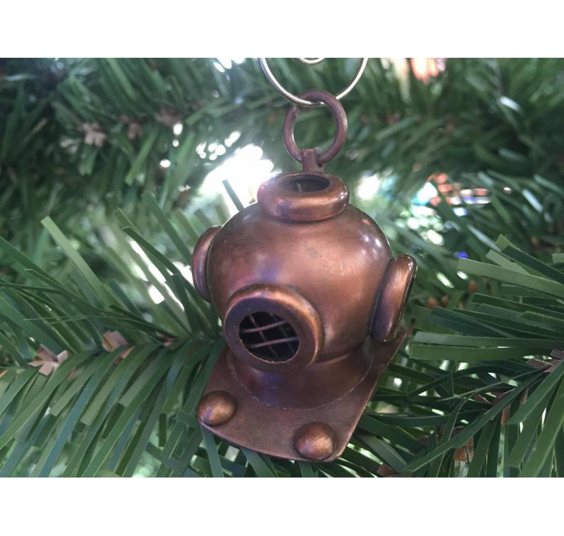Ornement de noël pour casque de plongée