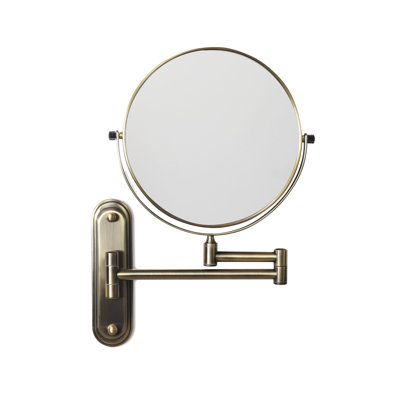 Afraz Taylor Reversible 5X Magnifying Wall Mirror - Chrome