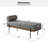Michalak 48'' W  Industrial Bench with Pillow and Solid Wood Frame-2080386586