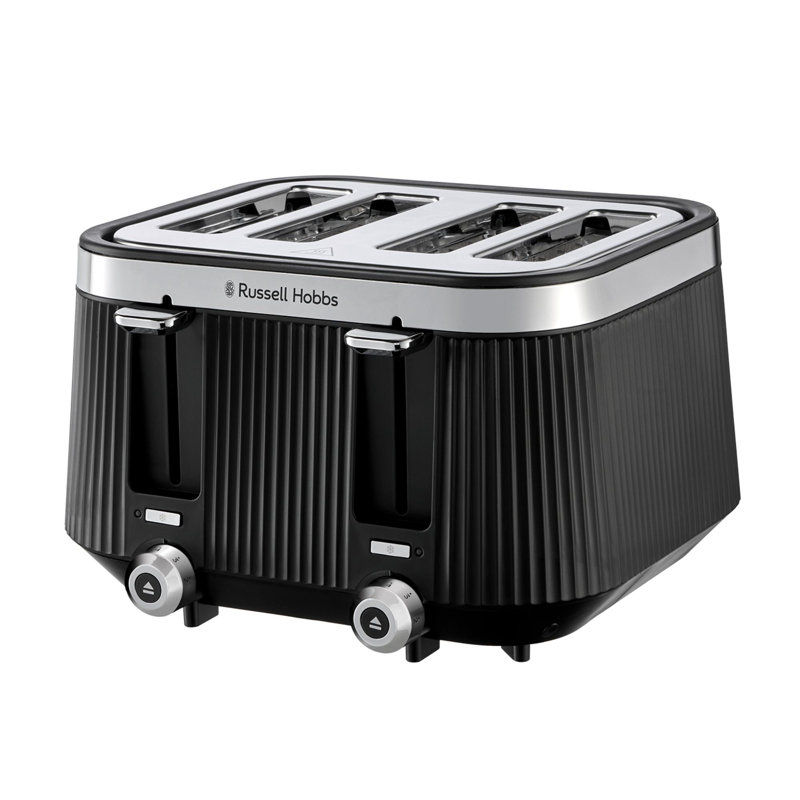 Rusell Hobbs Bronte 4 Slice Toaster, Black