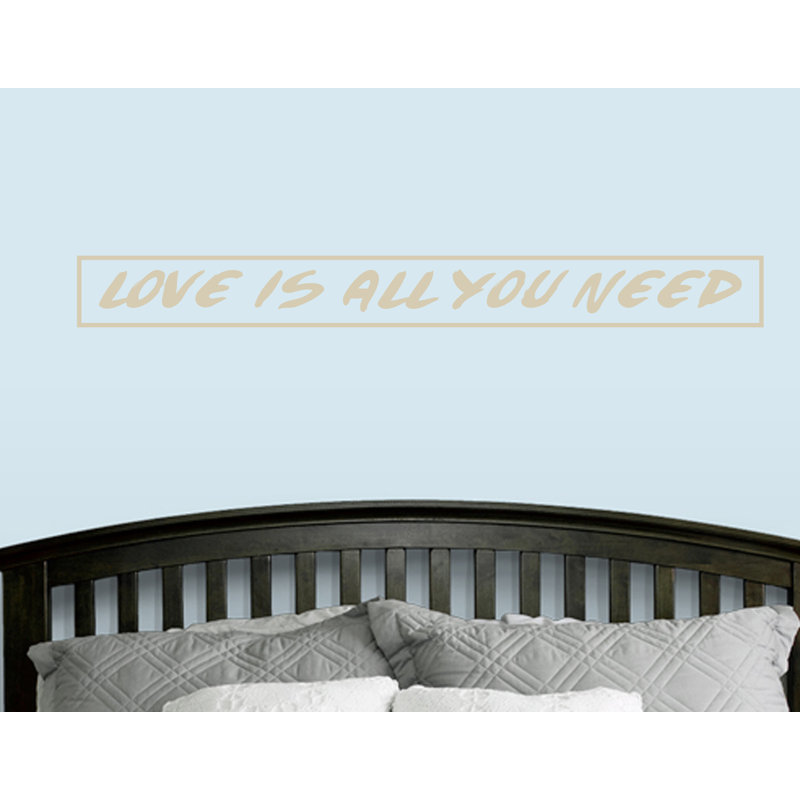 Décalcomanie murale « love is all you needs » Melitta, Beige clair