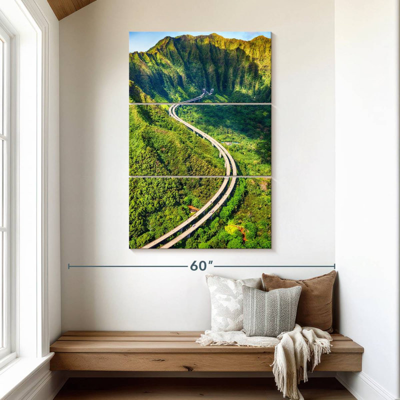 Mehar Oahu Freeway, 50" H x 32" W