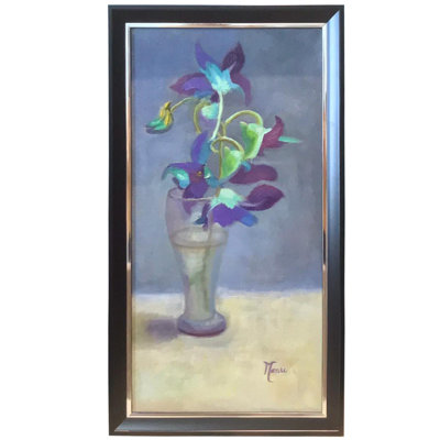 Rythme des orchidées | Huile sur toile | Manushalini Nandwani