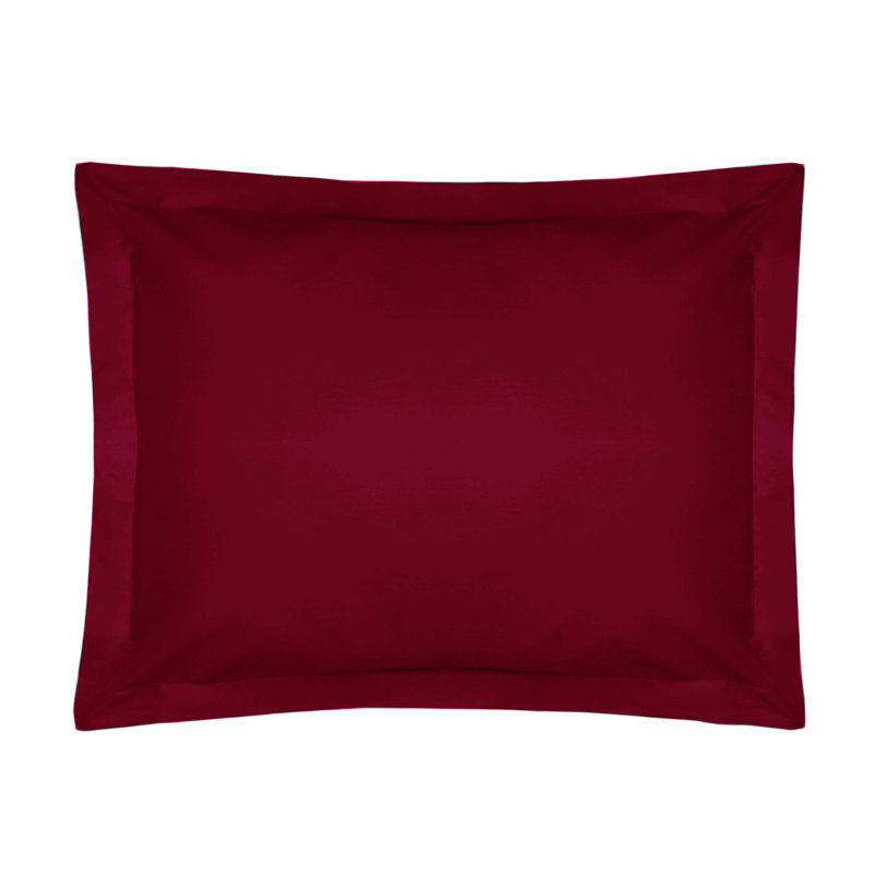 Percale Pillowcase, Red