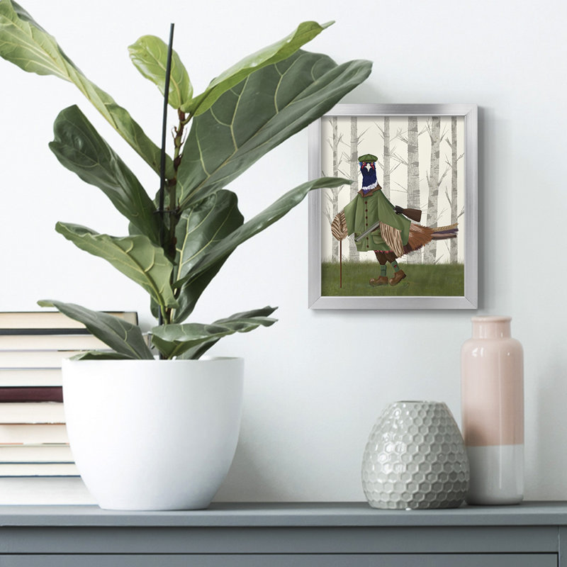 «Peaceful Diptych I», reproduction encadrée, Toile avec cadre argenté, Pas de tapis
