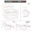Fauteuil inclinable électrique de 27,2 po Syeda-110524273
