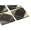 Stoneware Square 4 Piece Coaster Set