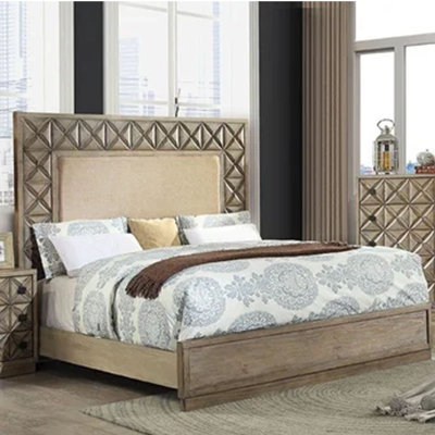 Lit plateforme tapissier Colworth
