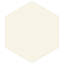 Carreau de porcelaine 9 po x 10 po Textile Hex-1228153497