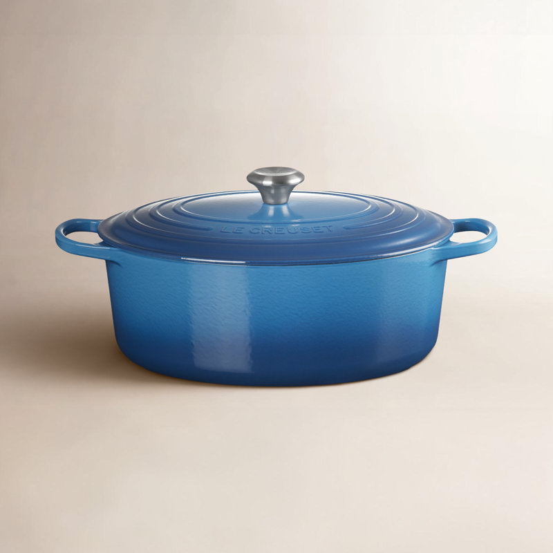 Le Creuset Enameled Cast Iron Oval Dutch Oven with Lid, 8 quarts, Marseille