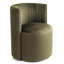 Fauteuil en velours avec roulettes-1917980814